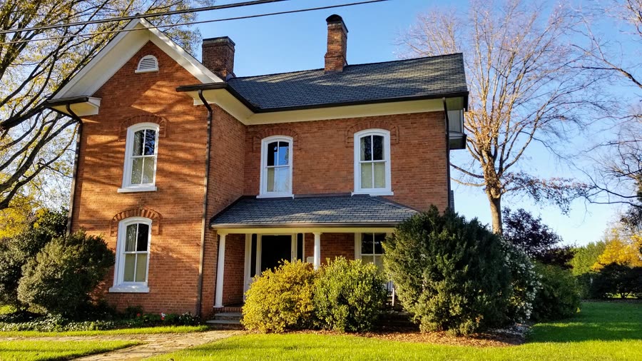 The Theodore E. Kerner House, a historic brick residence in Kernersville