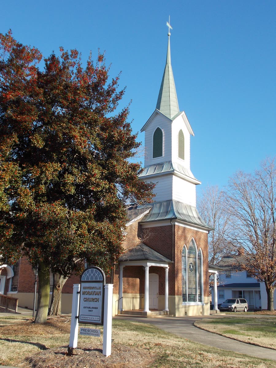 Kernersville Moravian Church, established 1867, South Main Street Historic District